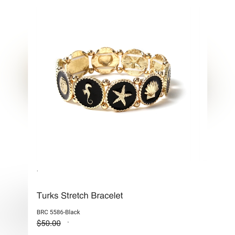 Turks Stretch Bracelet Black